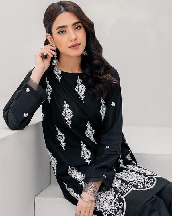 Cotton Embroidery Two Piece ছবি 3