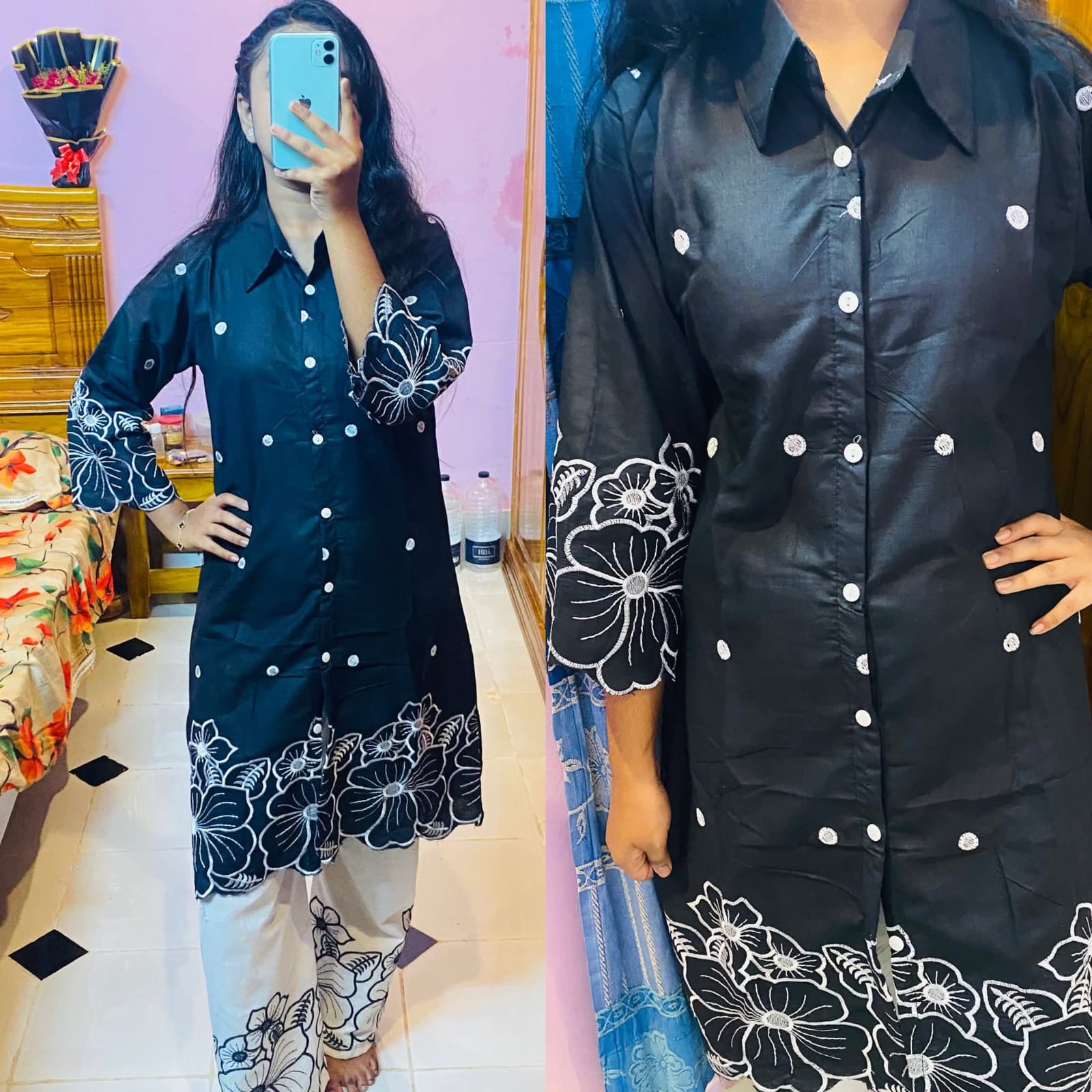 stylish Embroidery Two Piece Co-Ord Set ছবি 7