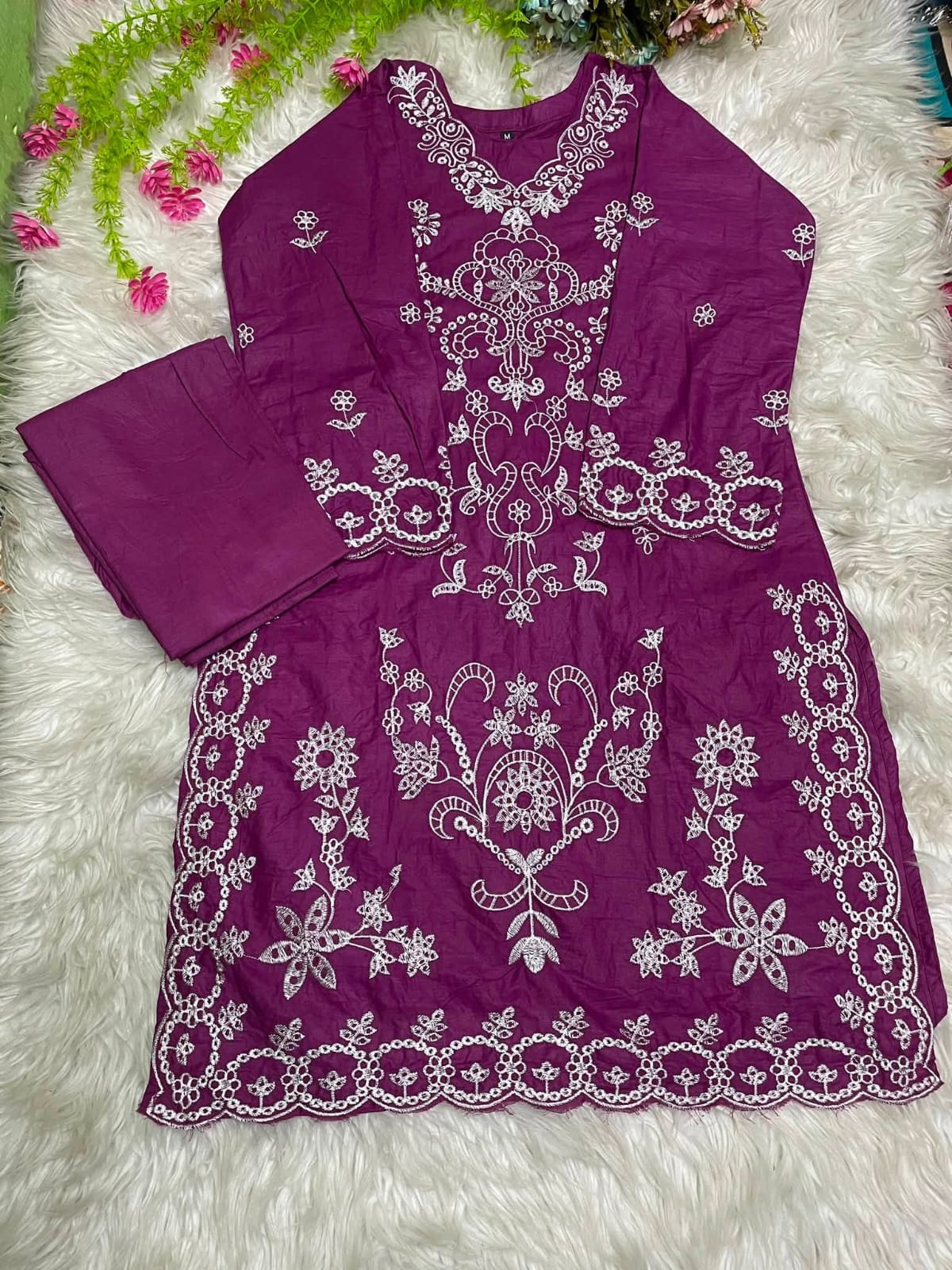 Unique Embroidered Co-Ord Set