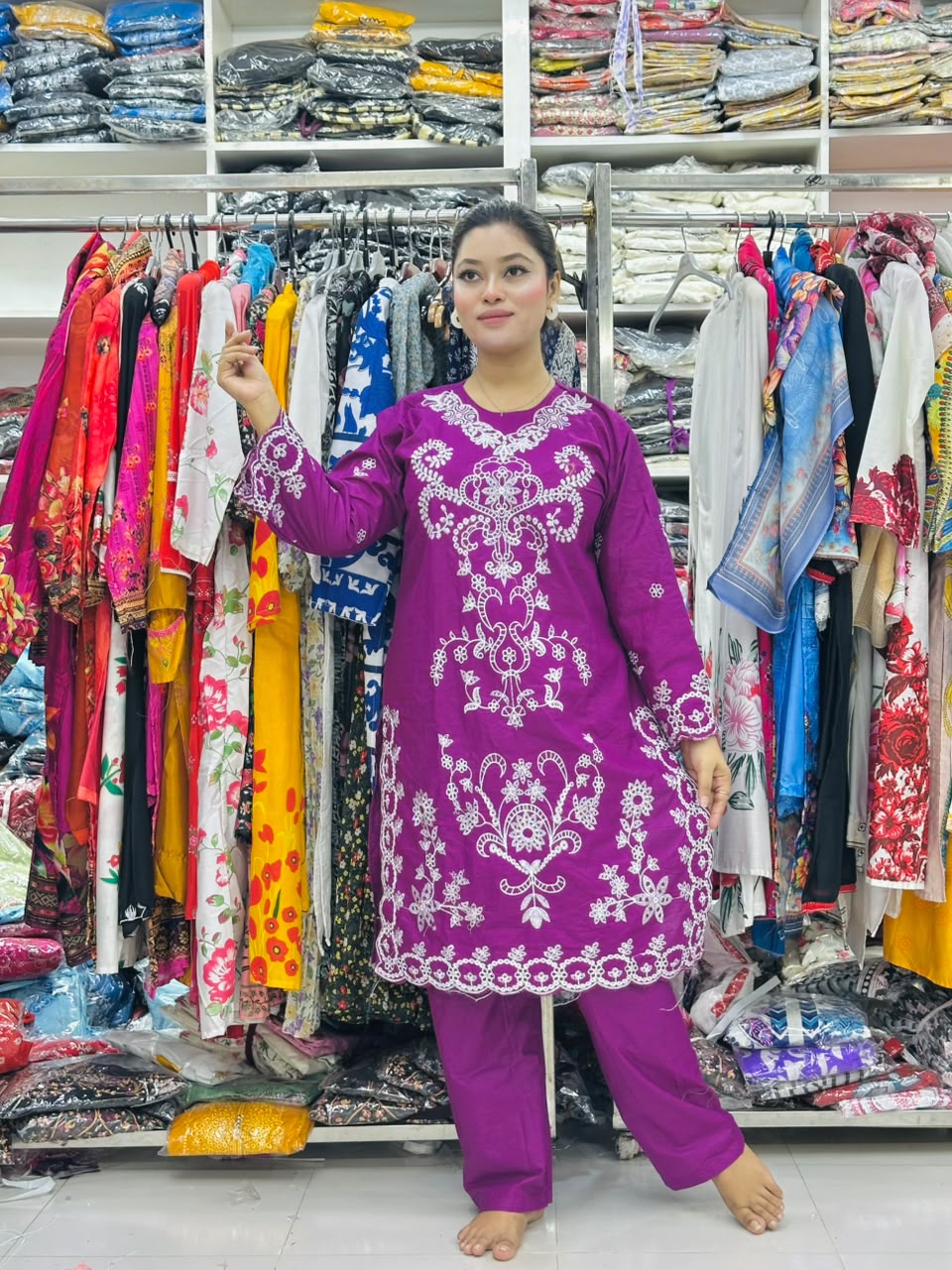 Unique Embroidered Co-Ord Set