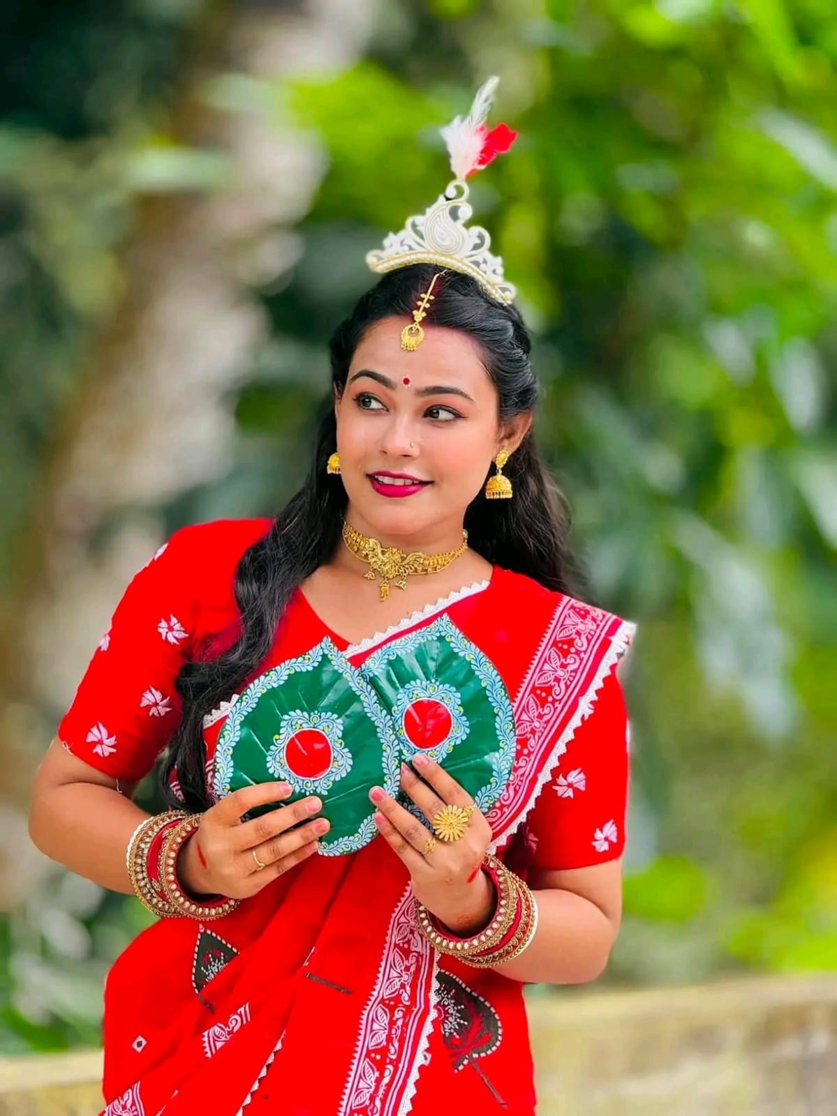 Puja Special Panpata Saree ছবি 4