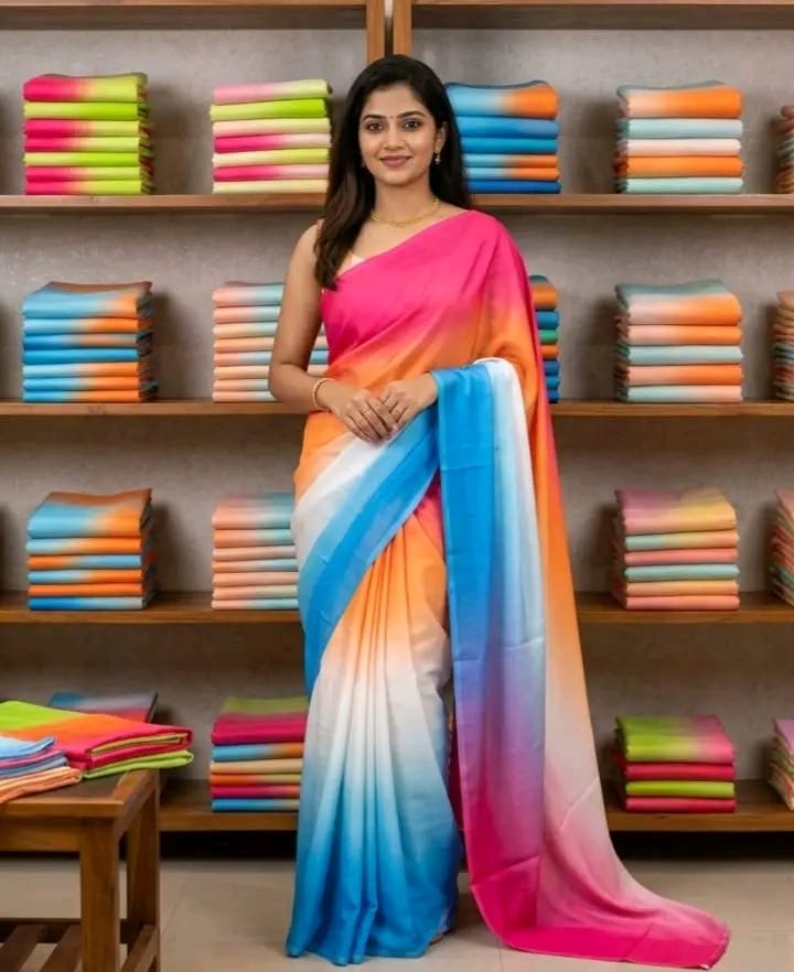 Rongdhonu Georgette saree