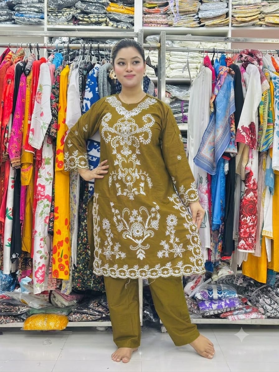 Unique Embroidered Co-Ord Set