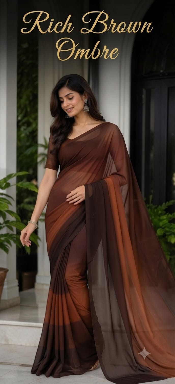 Rongdhonu Georgette saree