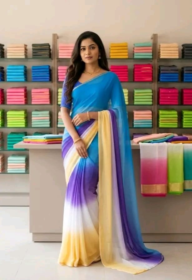 Rongdhonu Georgette saree