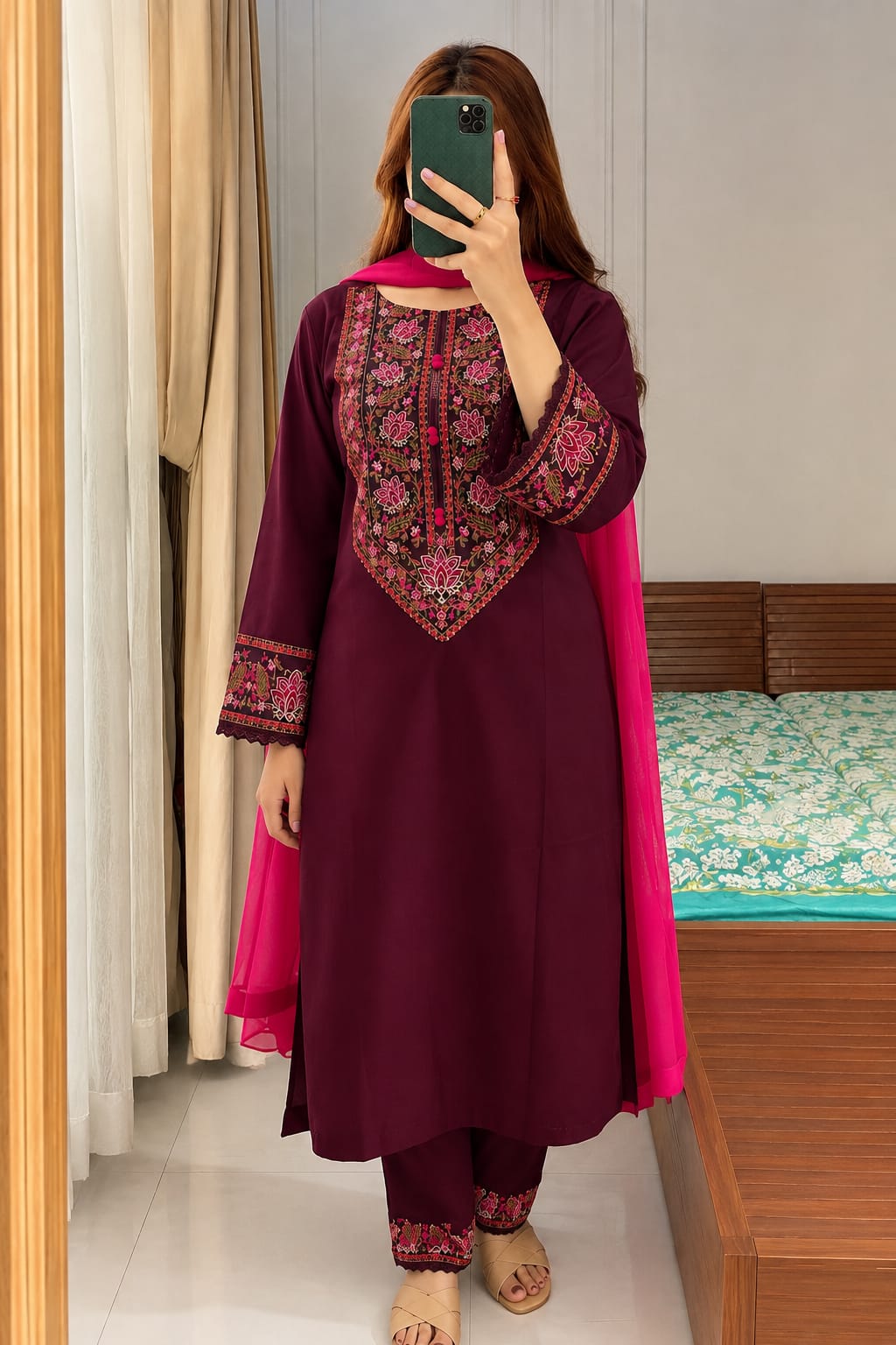 Embroidery Three Piece ছবি 2