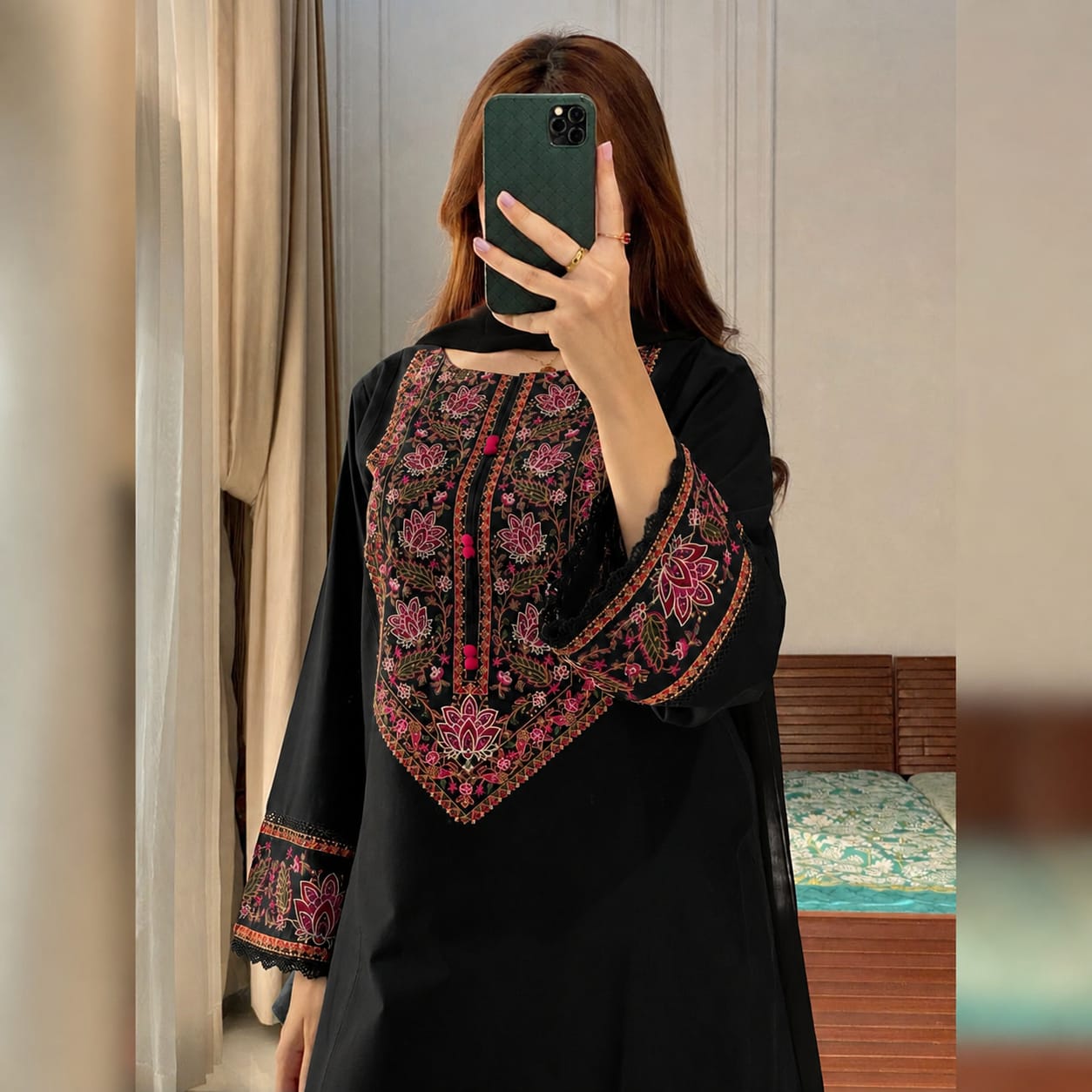 Embroidery Three Piece