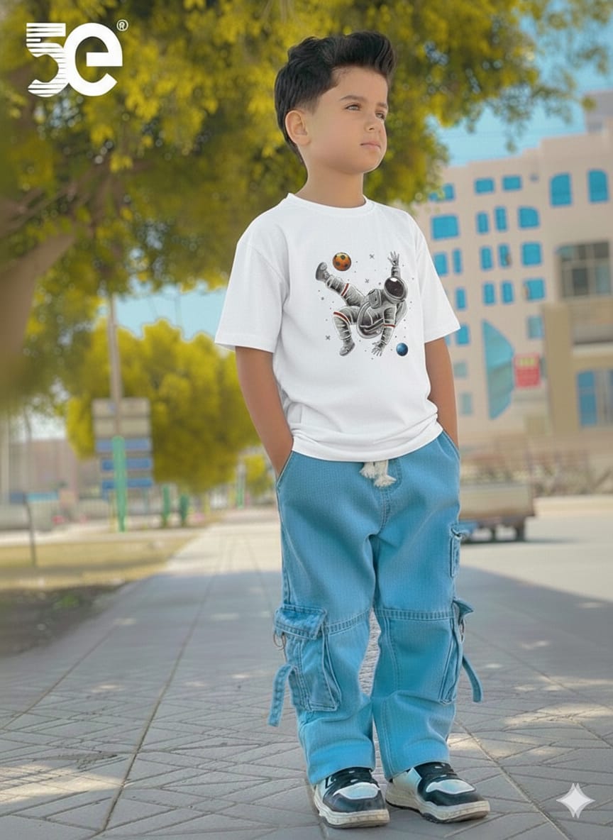 Boys Denim Pant and T-Shirt set