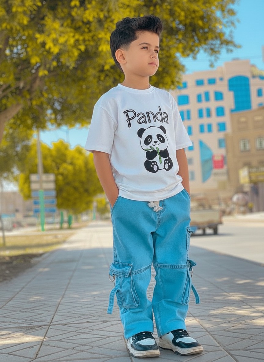 Boys Denim Pant and T-Shirt set