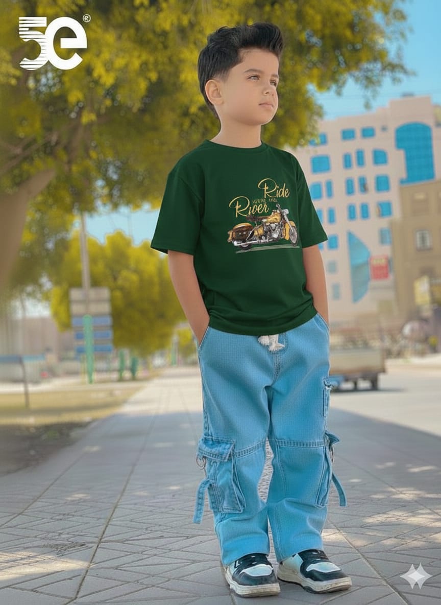 Boys Denim Pant and T-Shirt set