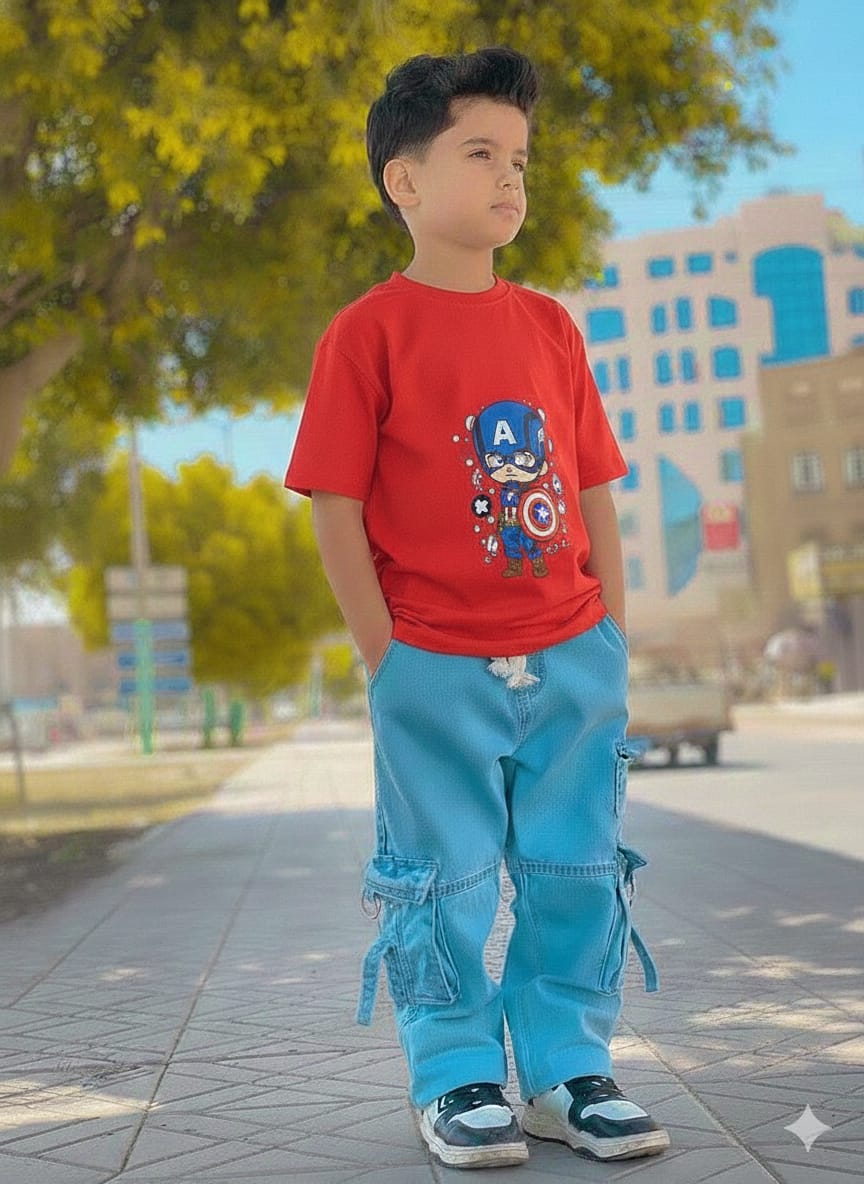 Boys Denim Pant and T-Shirt set
