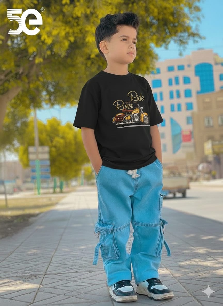 Boys Denim Pant and T-Shirt set