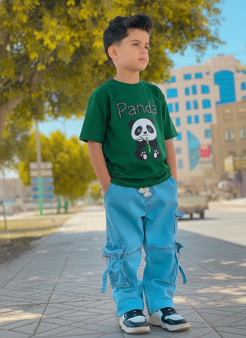 Boys Denim Pant and T-Shirt set