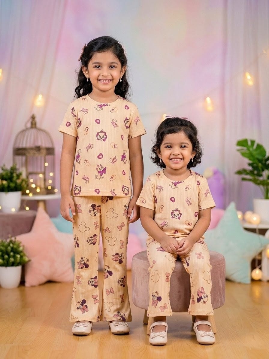 Half Sleeve T-shirt and Pant Set (Export Quality )