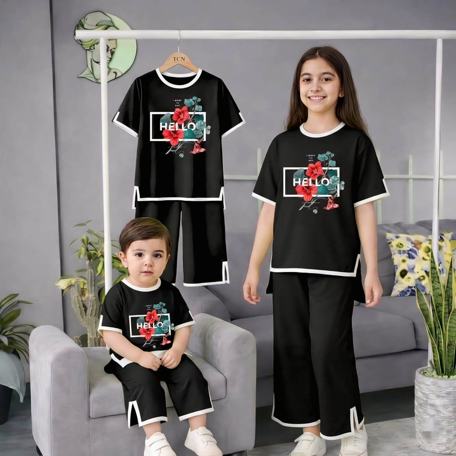Half Sleeve T-shirt and Pant Set