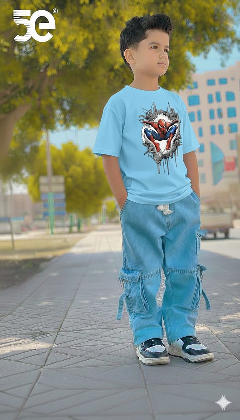 Boys Denim Pant and T-Shirt set